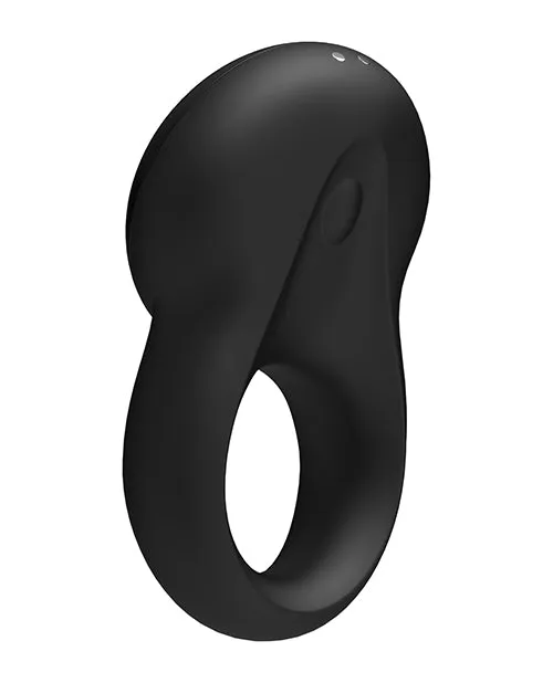 Satisfyer Vibrators Satisfyer Signet Ring wBluetooth App Black Satisfyer Vibrators Satisfyer Signet Ring wBluetooth App Black