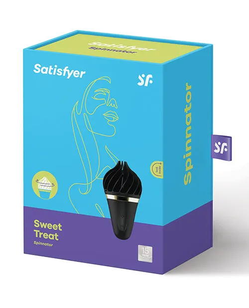 Satisfyer Vibrators Satisfyer Sweet Treat Silicone Clitoral Vibrator BlackGold