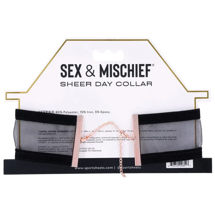 Sex Mischief Sheer Day Collar Sportsheets Couples