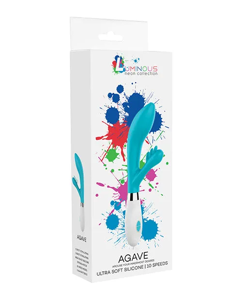 Shots Luminous Agave Silicone 10 Speed Rabbit Turquoise Luminous Vibrators Shots Luminous Agave Silicone 10 Speed Rabbit Turquoise Luminous Vibrators
