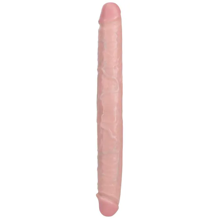 Shots Toys Dildos REALROCK 14 Inch Thick Double Dildo Flesh