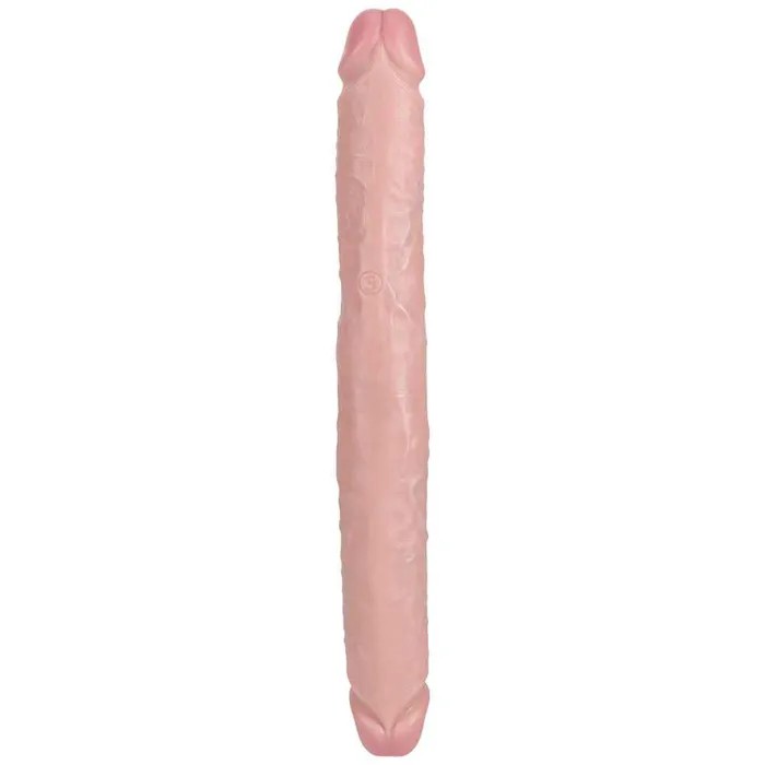 Shots Toys Dildos REALROCK 14 Inch Thick Double Dildo Flesh