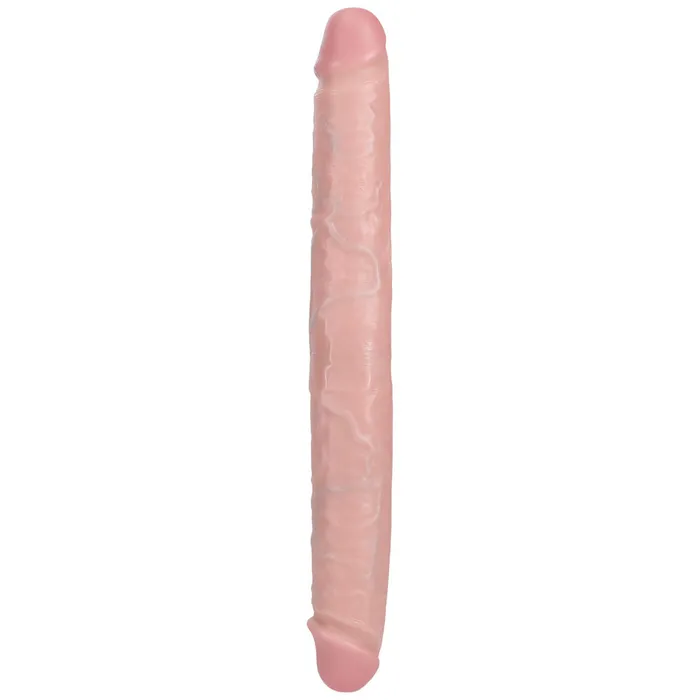 Shots Toys Dildos REALROCK 14 Inch Thick Double Dildo Flesh