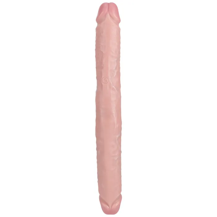 Shots Toys Dildos REALROCK 14 Inch Thick Double Dildo Flesh