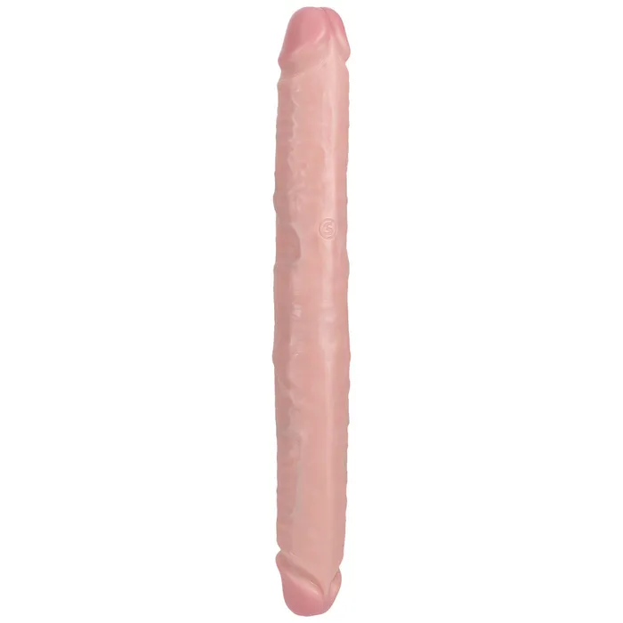 Shots Toys Dildos REALROCK 14 Inch Thick Double Dildo Flesh