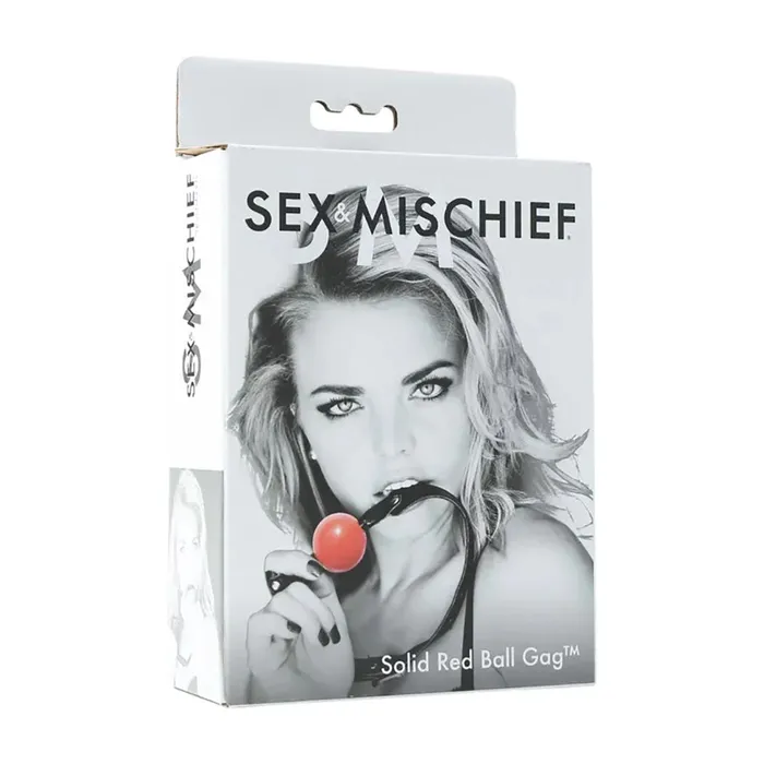 Sportsheets Couples Sex Mischief Solid Red Ball Gag