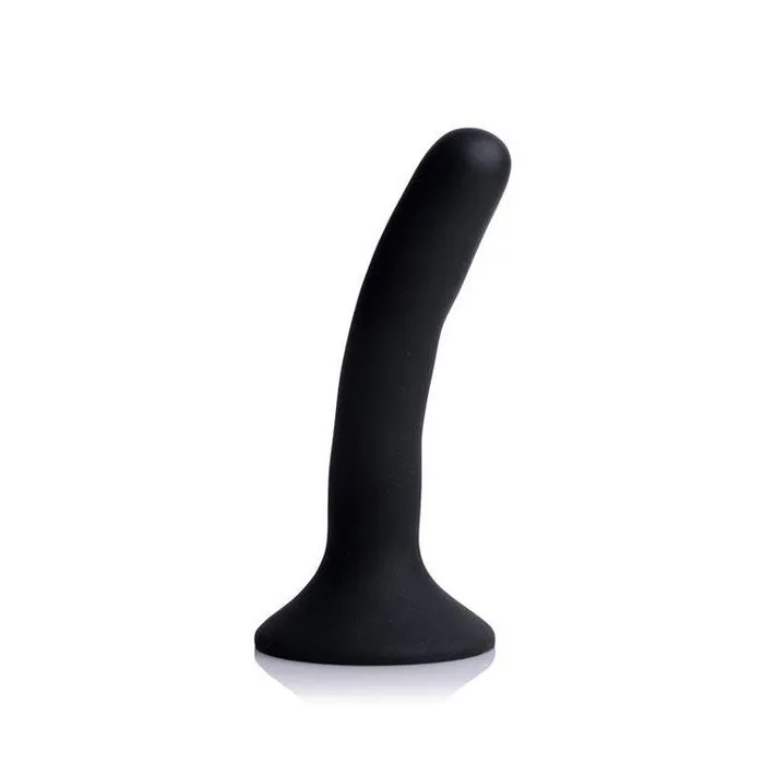 Strap U Anal Black Silicone Dildo Small