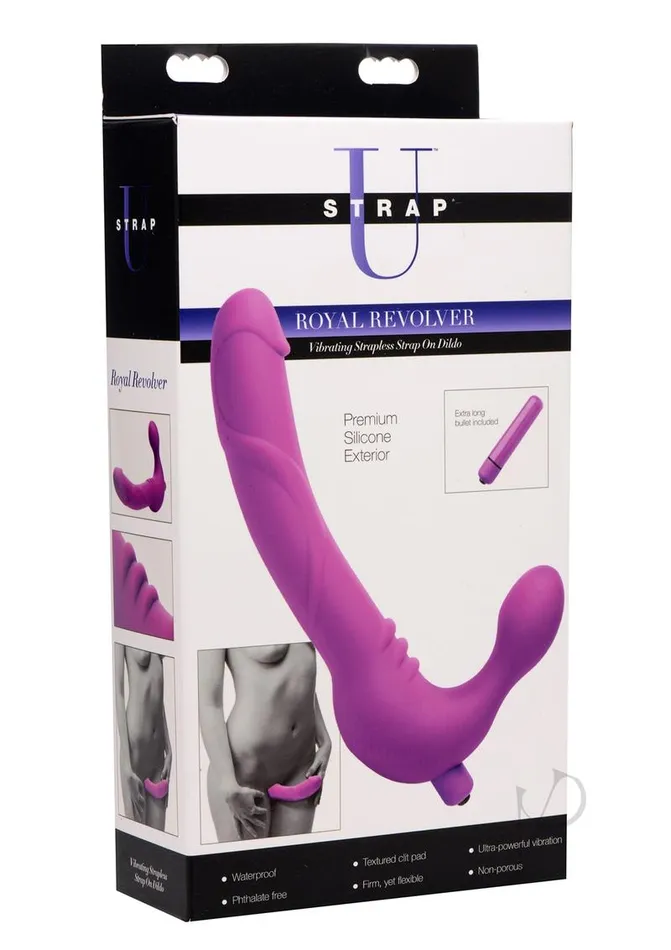 Strap U Female Sex Toys Strap U Royal Revolver Vibrating Silicone Strapless Strap On Purple Strap U Female Sex Toys Strap U Royal Revolver Vibrating Silicone Strapless Strap On Purple