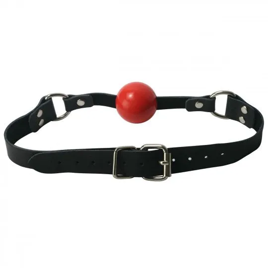 Strict Male Sex Toys Red Silicone Ball Gag