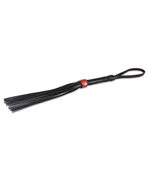 Sultra Leather Sultra 14 Lambskin Flogger BlackRed Anal