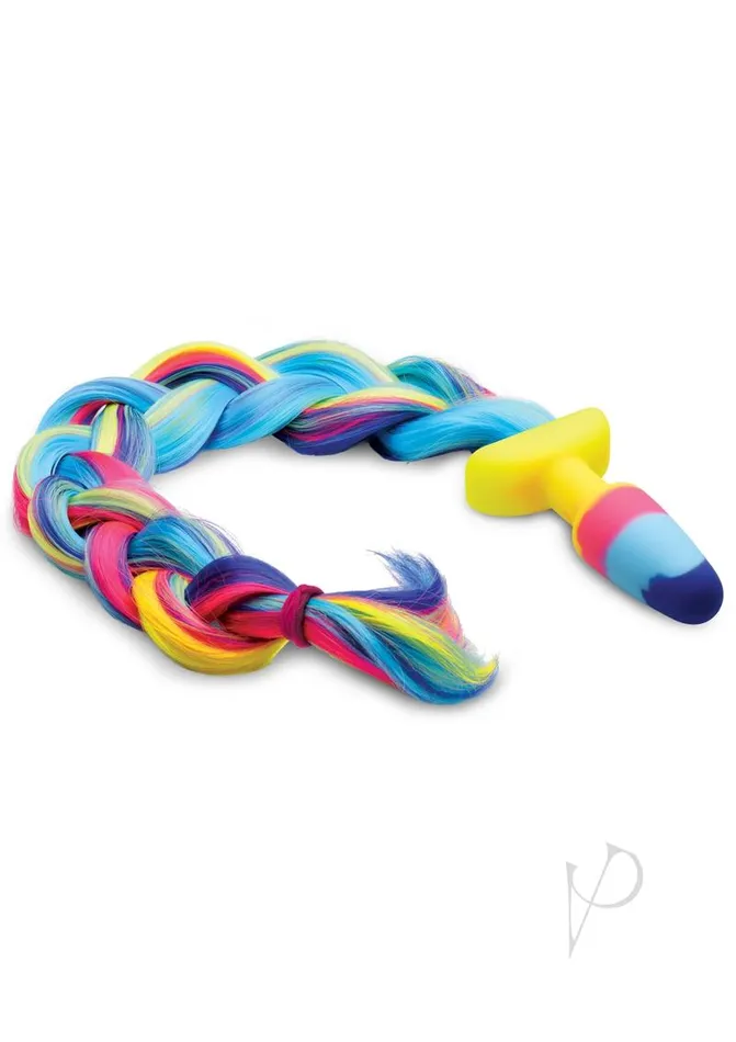 Tailz Male Sex Toys Tailz Unicorn Tail Anal Plug Multicolor