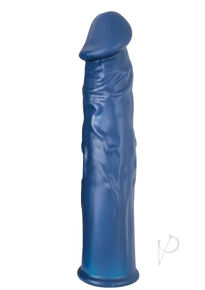 The Greatest Extender Silicone Penis Sleeve 75in Blue The Great Extender Male Sex Toys