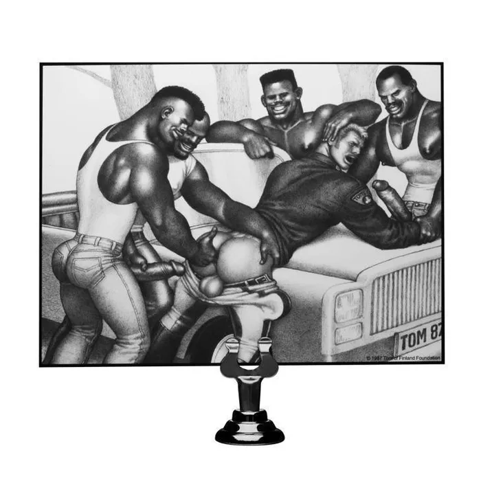 Tom of Finland Female Sex Toys Tom of Finland 5 Speed Silicone Vibrating Cock