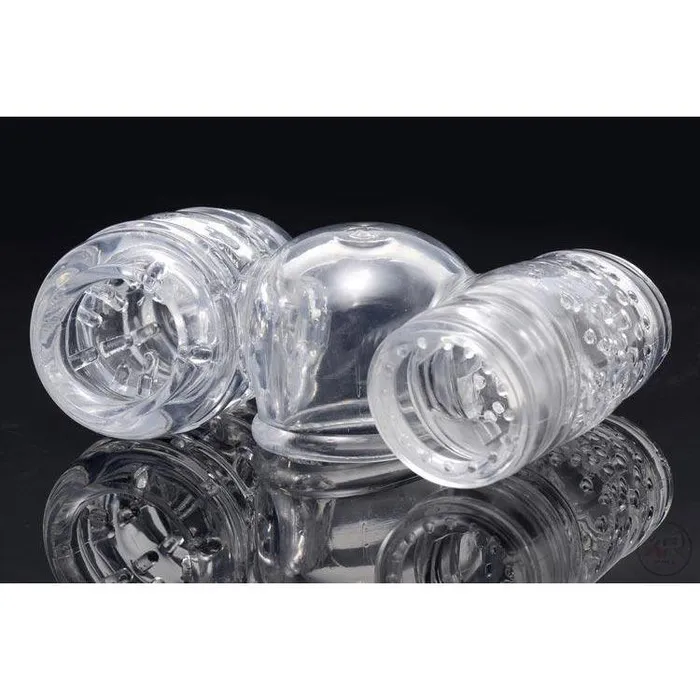 Twin Turbo Strokers 2 in 1 Wand Attachment for Men Wand Essentials Female Sex Toys