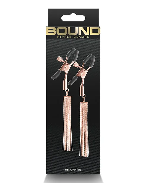 Vibrators Bound Bound Nipple Clamps D2 Rose Gold Vibrators Bound Bound Nipple Clamps D2 Rose Gold