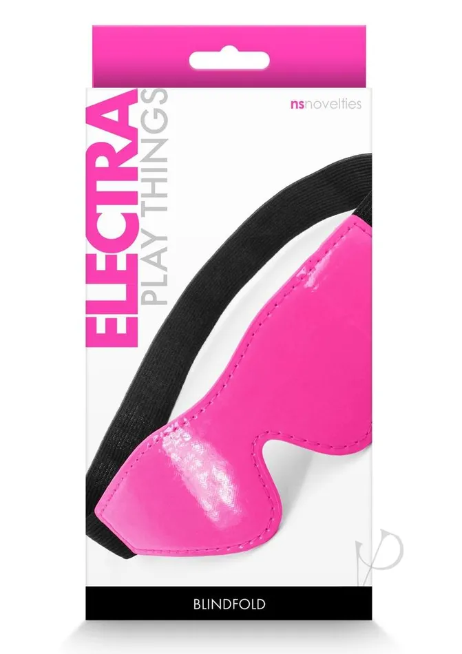 Vibrators Electra Play Things Electra Play Things PU Leather Blindfold Pink Vibrators Electra Play Things Electra Play Things PU Leather Blindfold Pink