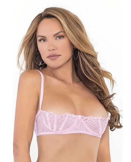 Vibrators Escante Lace Bra wUnderwire Boning Cups Pink 36 Vibrators Escante Lace Bra wUnderwire Boning Cups Pink 36