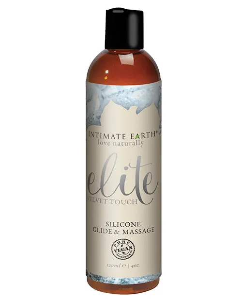 Vibrators Intimate Earth Velvet Touch Silicone Glide Lubricant 4oz Intimate Earth
