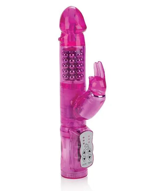 Vibrators Jack Rabbit Jack Rabbit Beaded Rabbit Vibrator Pink Vibrators Jack Rabbit Jack Rabbit Beaded Rabbit Vibrator Pink