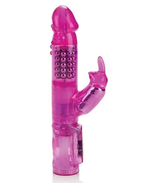 Vibrators Jack Rabbit Jack Rabbit Beaded Rabbit Vibrator Pink Vibrators Jack Rabbit Jack Rabbit Beaded Rabbit Vibrator Pink