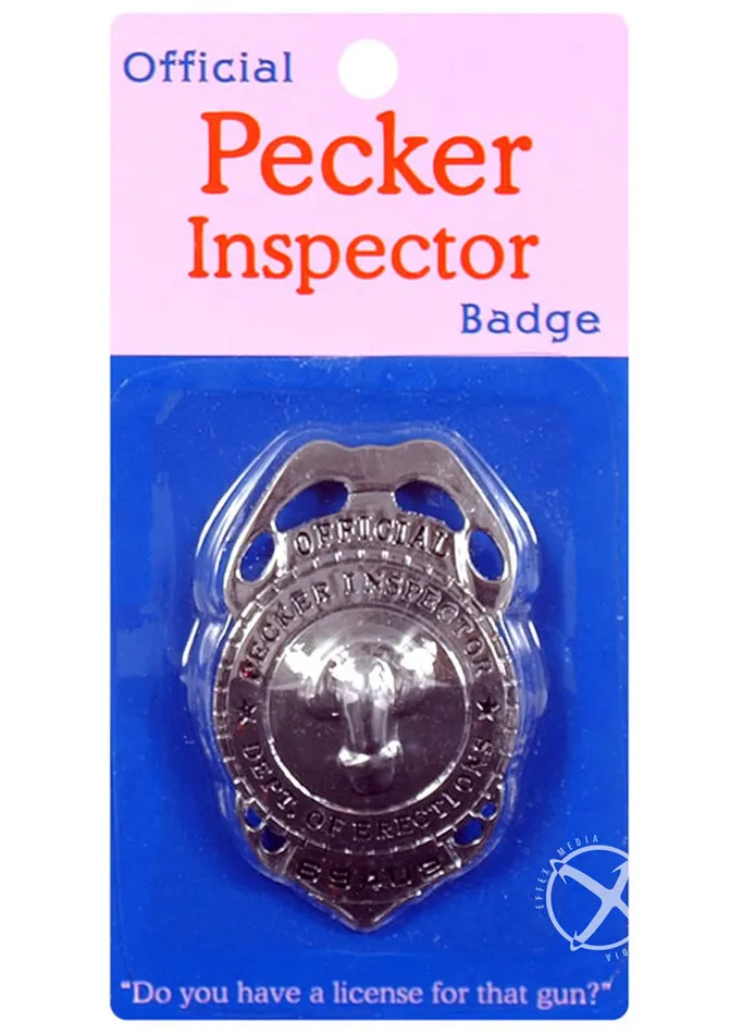 Vibrators Kheper Games Pecker Inspector Badge