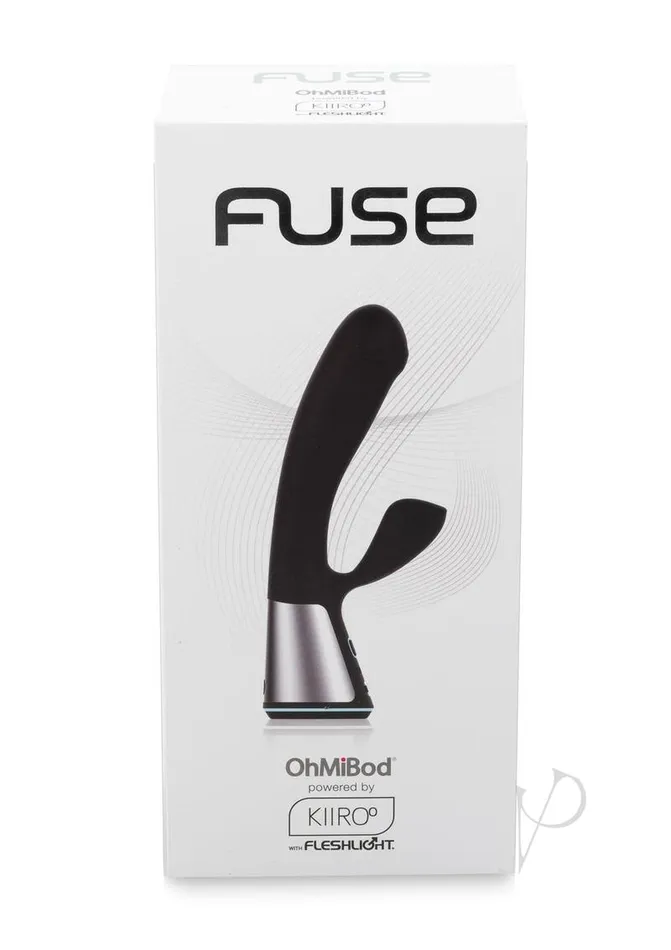 Vibrators Kiiroo Ohmibod Fuse Interactive Rabbit Black Kiiroo