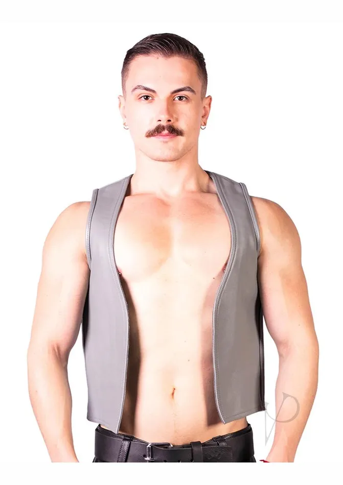 Vibrators Prowler RED Monochrome Waistcoat XLarge Gray Prowler Red