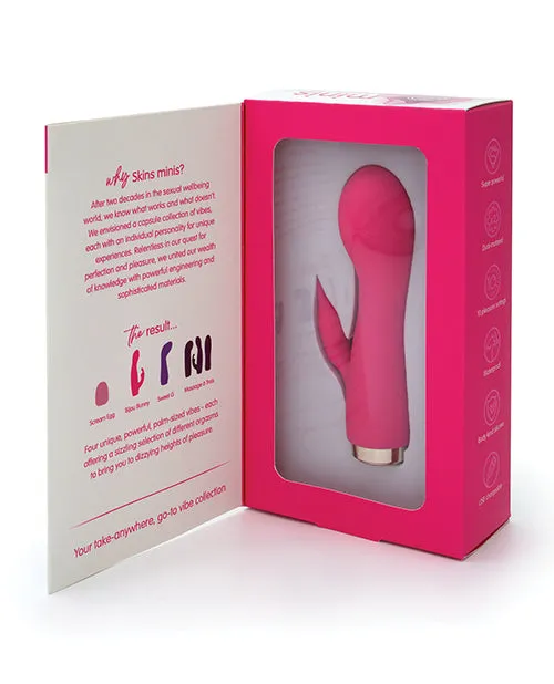 Vibrators Skins Skins Minis The Bijou Bunny Silicone Vibrator WhitePink Vibrators Skins Skins Minis The Bijou Bunny Silicone Vibrator WhitePink