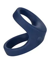 Vibrators Viceroy Viceroy Silicone Rechargeable Max Dual Ring Blue