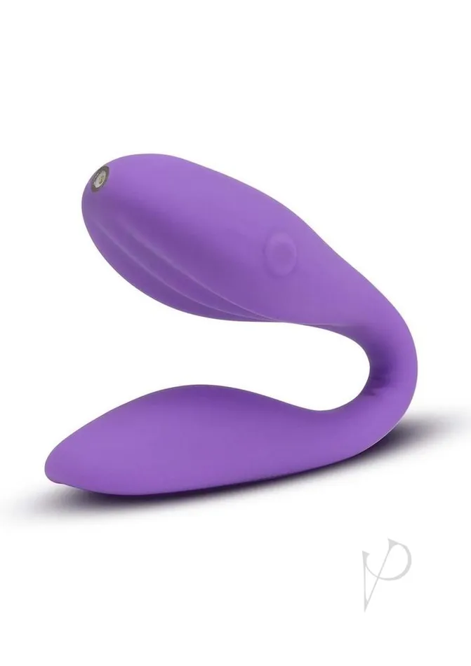 Vibrators Wellness Wellness Duo Rechargeable Silicone Couples Vibrator Purple Vibrators Wellness Wellness Duo Rechargeable Silicone Couples Vibrator Purple