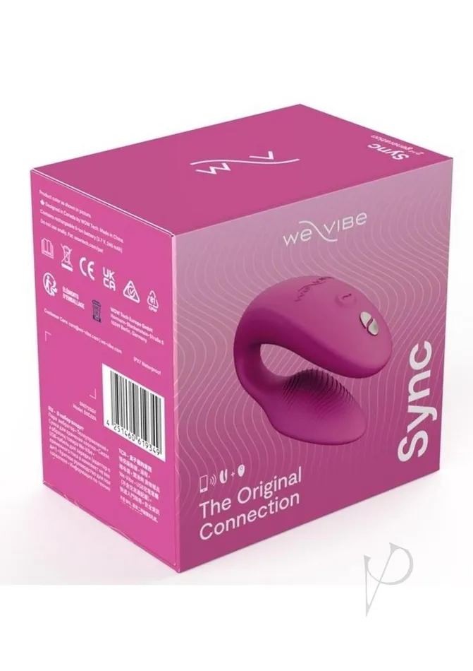 We Vibe Female Sex Toys WeVibe Sync 2 Rechargeable Silicone Couples Vibrator with Remote Control Dusty Pink We Vibe Female Sex Toys WeVibe Sync 2 Rechargeable Silicone Couples Vibrator with Remote Control Dusty Pink