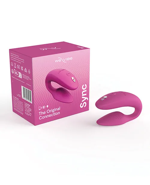 We Vibe Female Sex Toys WeVibe Sync 2 Rechargeable Silicone Couples Vibrator with Remote Control Dusty Pink