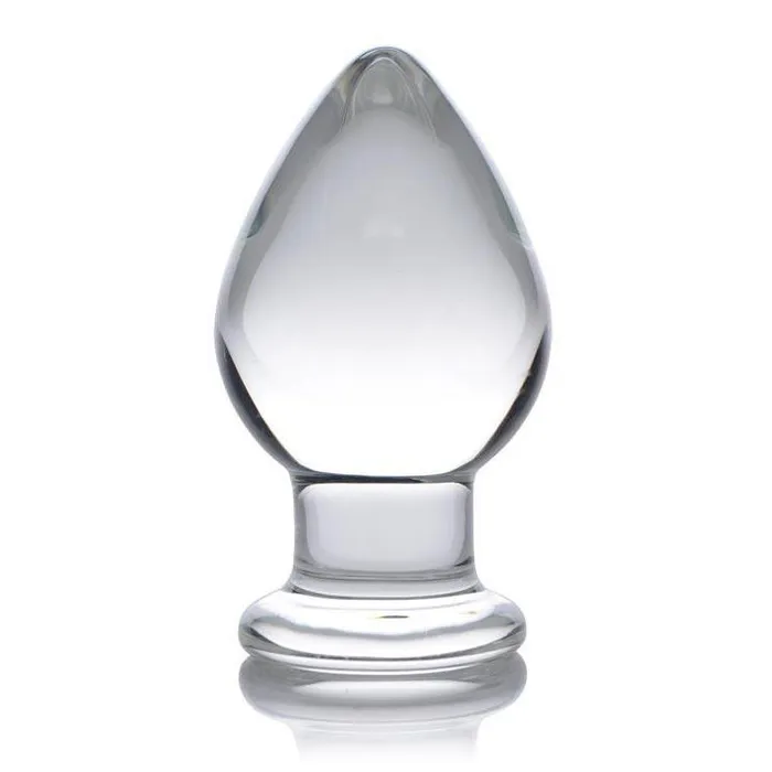 Wide Glass Butt Plug Prisms Erotic Glass Anal