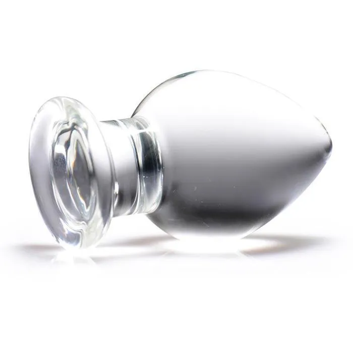 Wide Glass Butt Plug Prisms Erotic Glass Anal