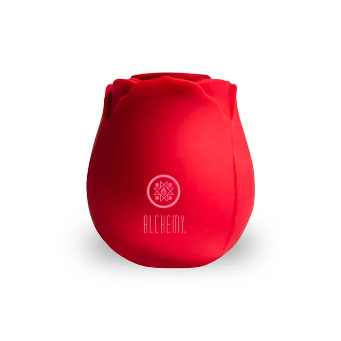Alchemy Vibrators Alchemy Rosebud Luxury AirPulse Massager Red