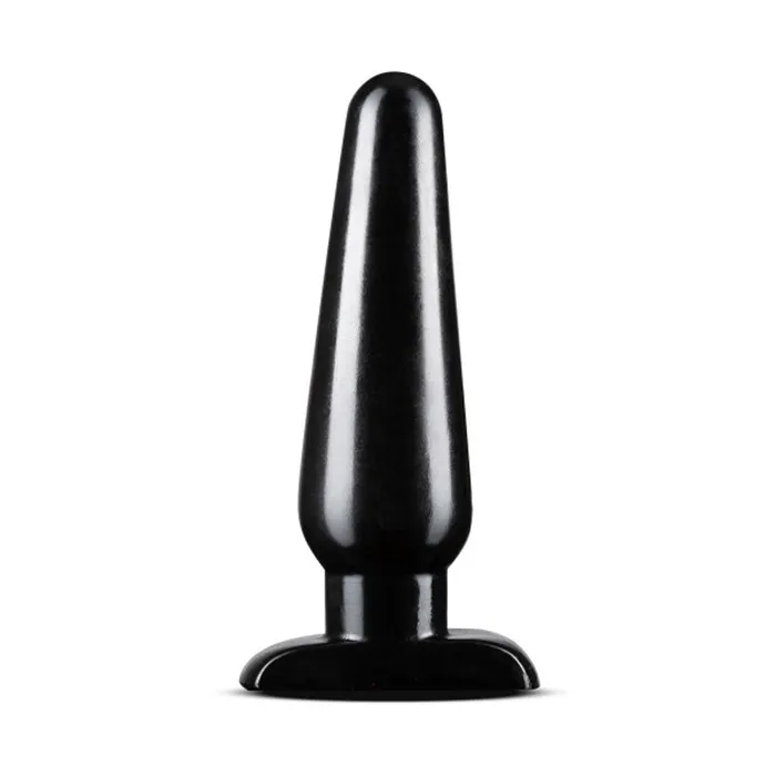 Anal Adventures Basic Anal Plug Large Black Blush Male Sex Toys