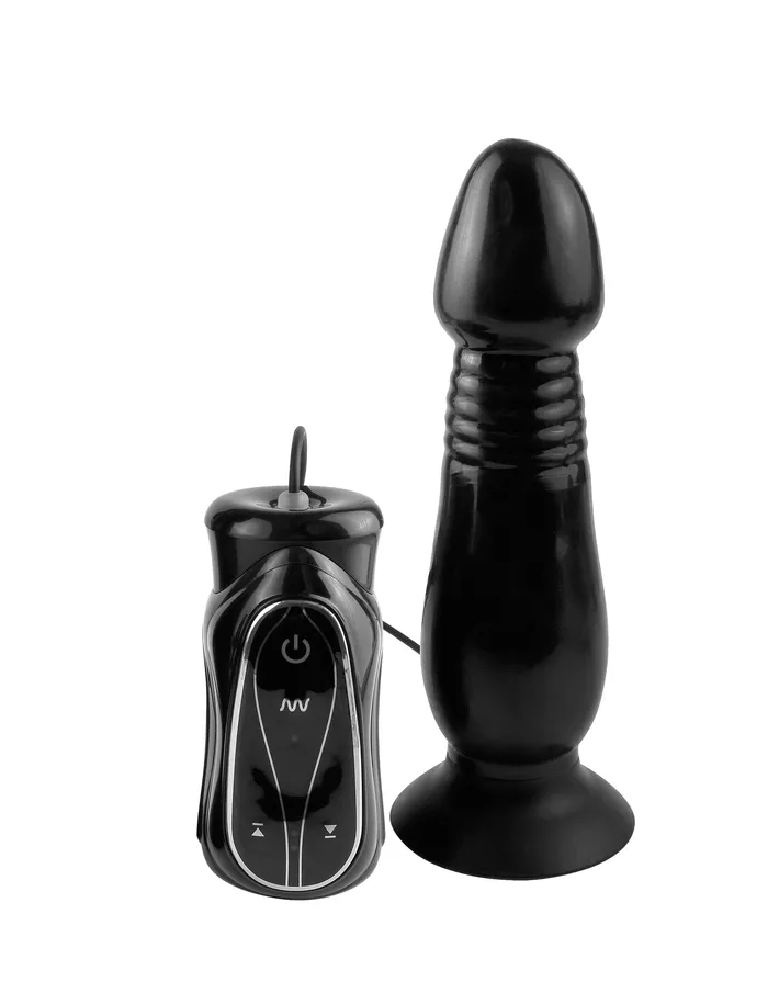 Anal Anal Fantasy Collection Vibrating Thruster Black Pipedream