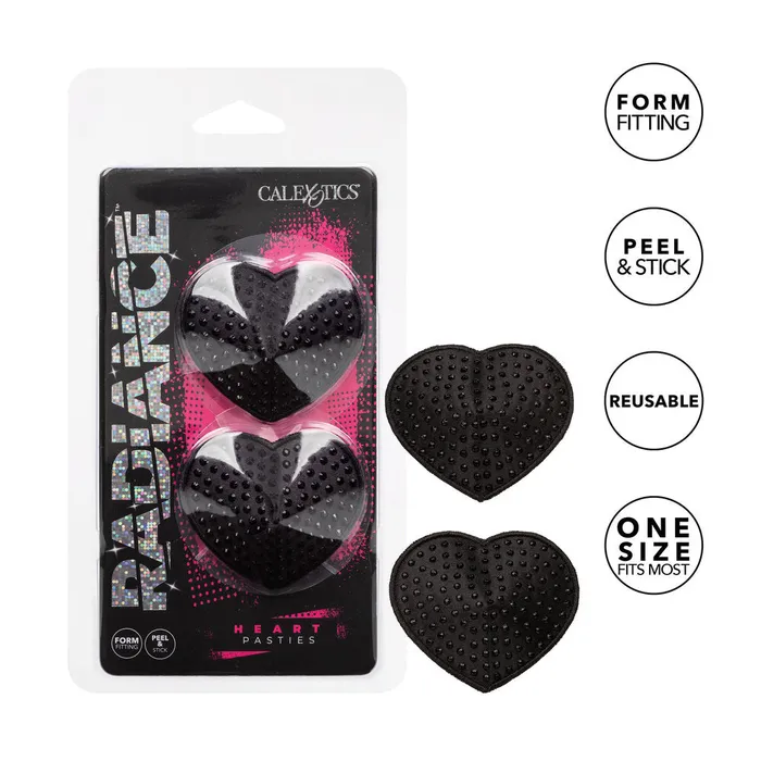 Anal California Exotic Radiance Black Heart Pasties