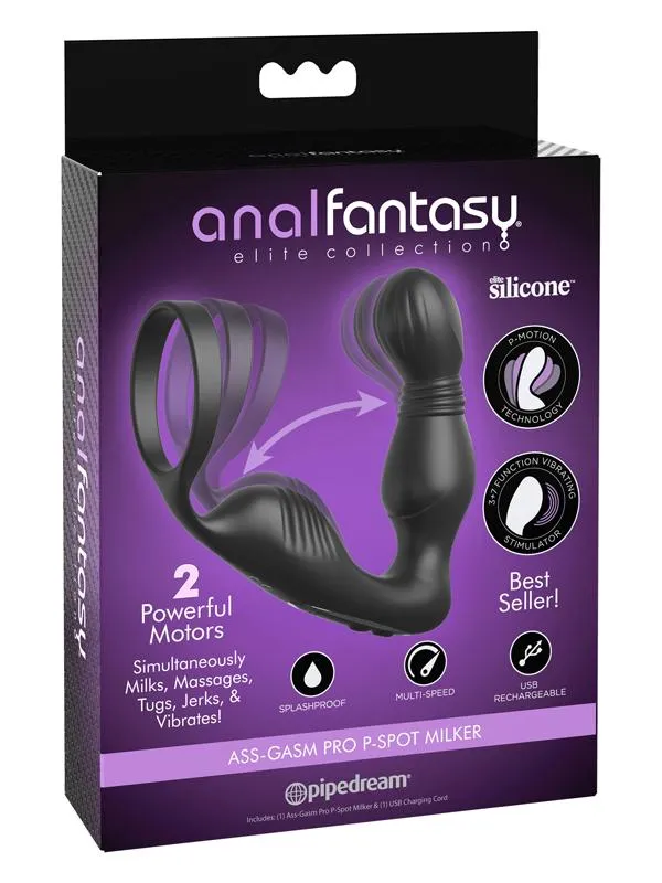 Anal Fantasy Elite AssGasm Pro PSpot Milker Black Pipedream Products Anal Anal Fantasy Elite AssGasm Pro PSpot Milker Black Pipedream Products Anal