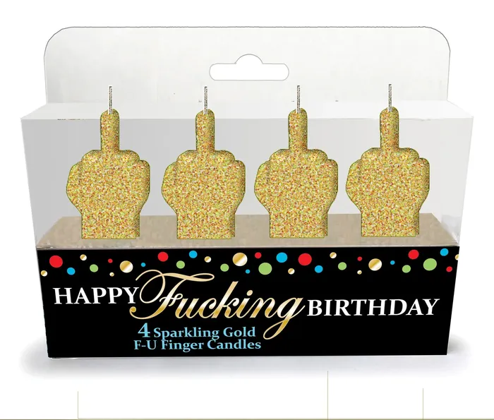 Anal Little Genie Happy Fucking Birthday Candle Set