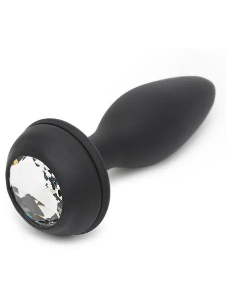 Anal Lovehoney Happy Rabbit Rechargeable Vibrating Butt Plug Medium BlackPurple