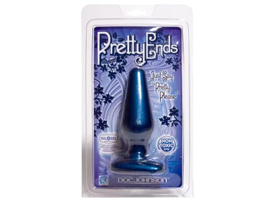 Anal LuvMyToyz Pretty Ends Iridescent Butt Plugs Midnight Blue