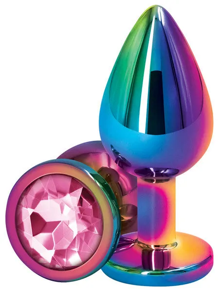 Anal NS Novelties Rear Assets Mulitcolor Medium Pink