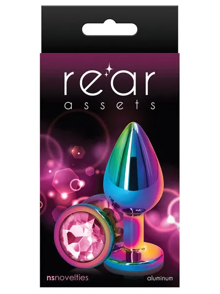 Anal NS Novelties Rear Assets Mulitcolor Medium Pink