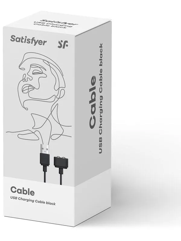 Anal Satisfyer Satisfyer Usb Charging Cable Black Anal Satisfyer Satisfyer Usb Charging Cable Black