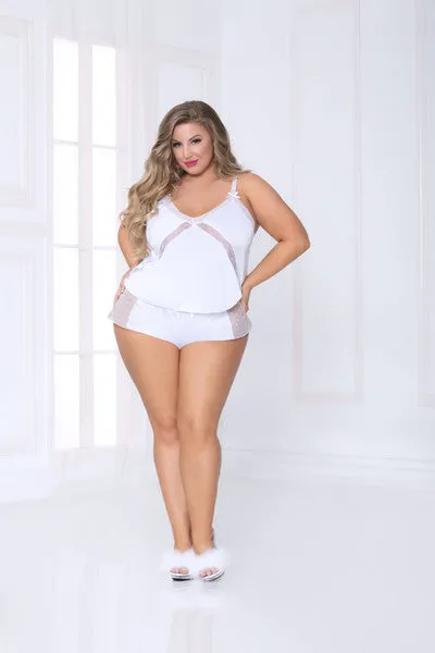 Anal Seven Til Midnight Smooth Operator Cami Set STM11003X White 34X H