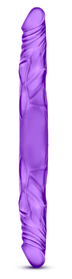 B Yours 14 Inch Double Dildo Purple Blush Dildos