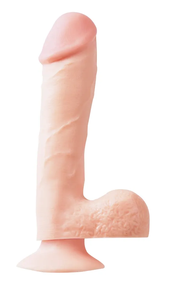 Basix Rubber Works 75 Inch Dong With Suction Cup Flesh Pipedream Dildos