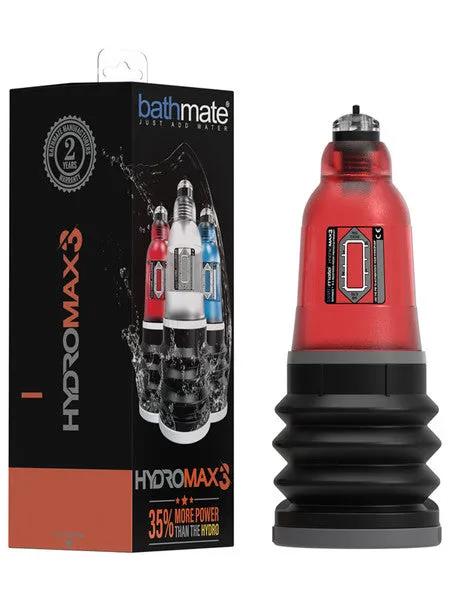 Bathmate Vibrators Hydromax3 Red