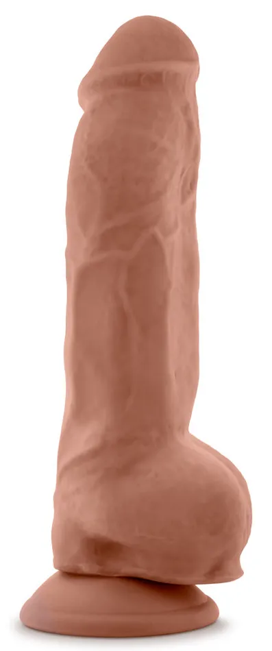 Blush Au Naturel Big Boy 10 Inch Dildo Mocha Dildos